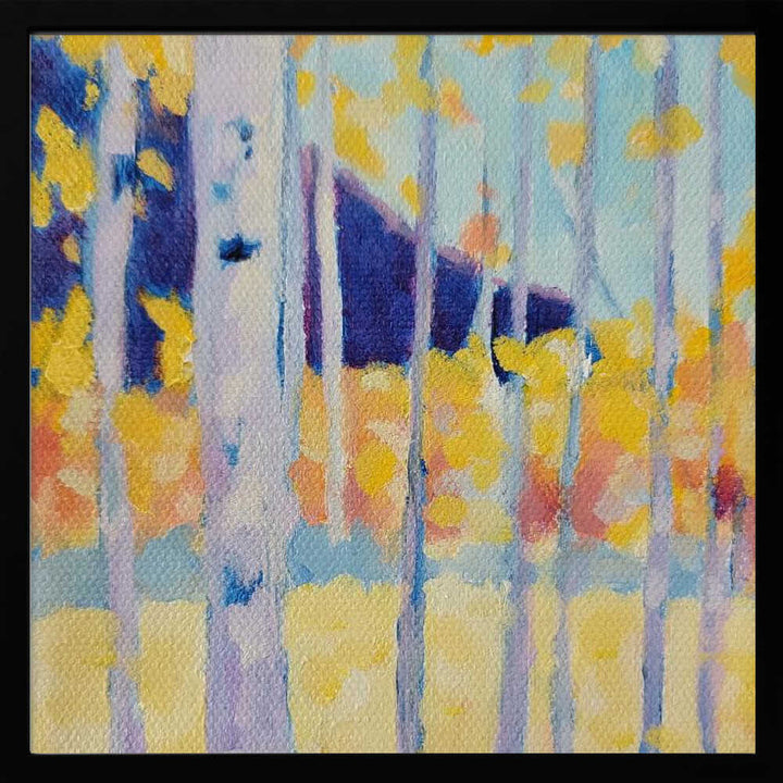 Aspens - Square Stretched Canvas, Poster or Fine Art Print - I Heart Wall Art - Poster Print, Canvas Print or Framed Art Print