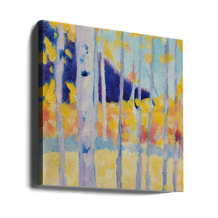 Aspens - Square Stretched Canvas, Poster or Fine Art Print - I Heart Wall Art - Poster Print, Canvas Print or Framed Art Print