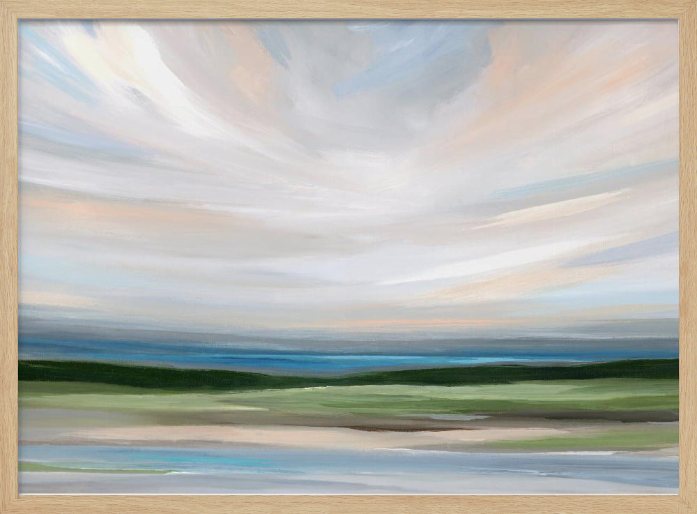 At Sunrise - Stretched Canvas, Poster or Fine Art Print I Heart Wall Art