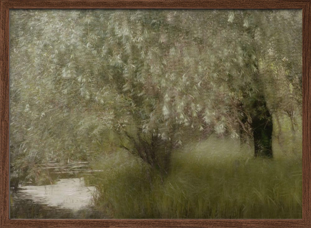 At the riverbank - Stretched Canvas, Poster or Fine Art Print I Heart Wall Art