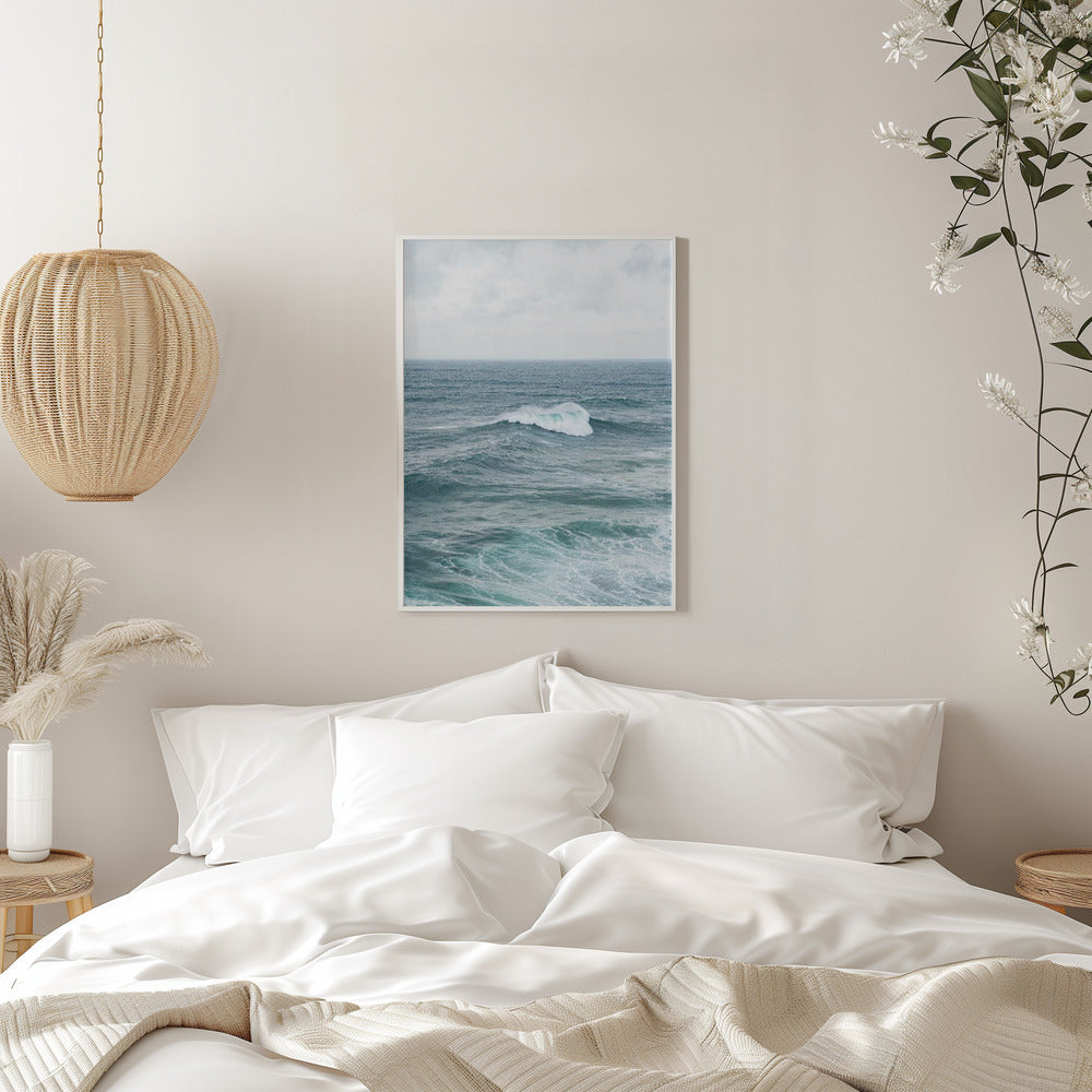 Atlantic Blues - Stretched Canvas, Poster or Fine Art Print I Heart Wall Art