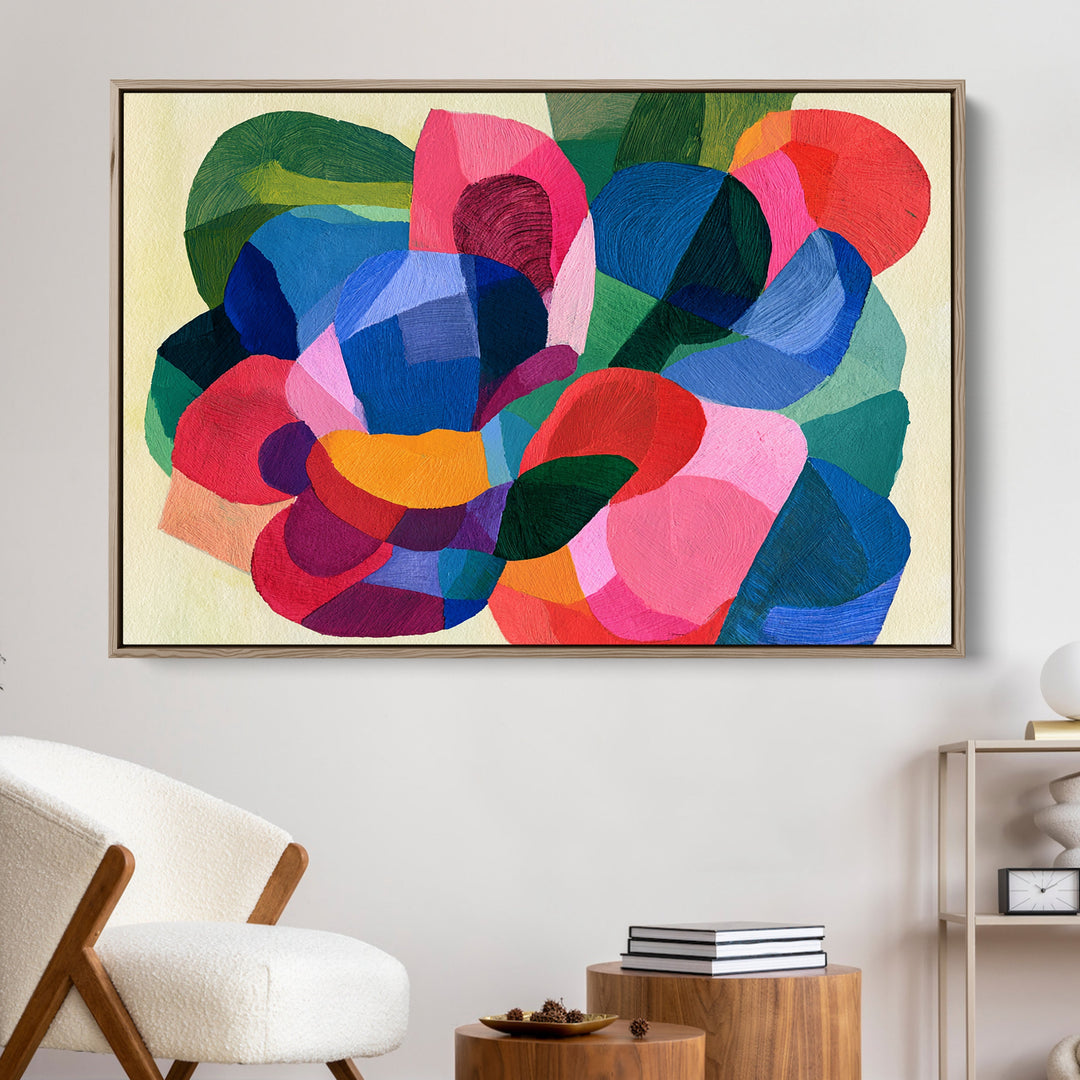 xxxx by IHeartStudio - Colourful Geometric Canvas Print