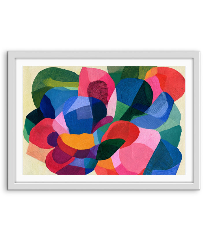 xxxx by IHeartStudio - Colourful Geometric Canvas Print