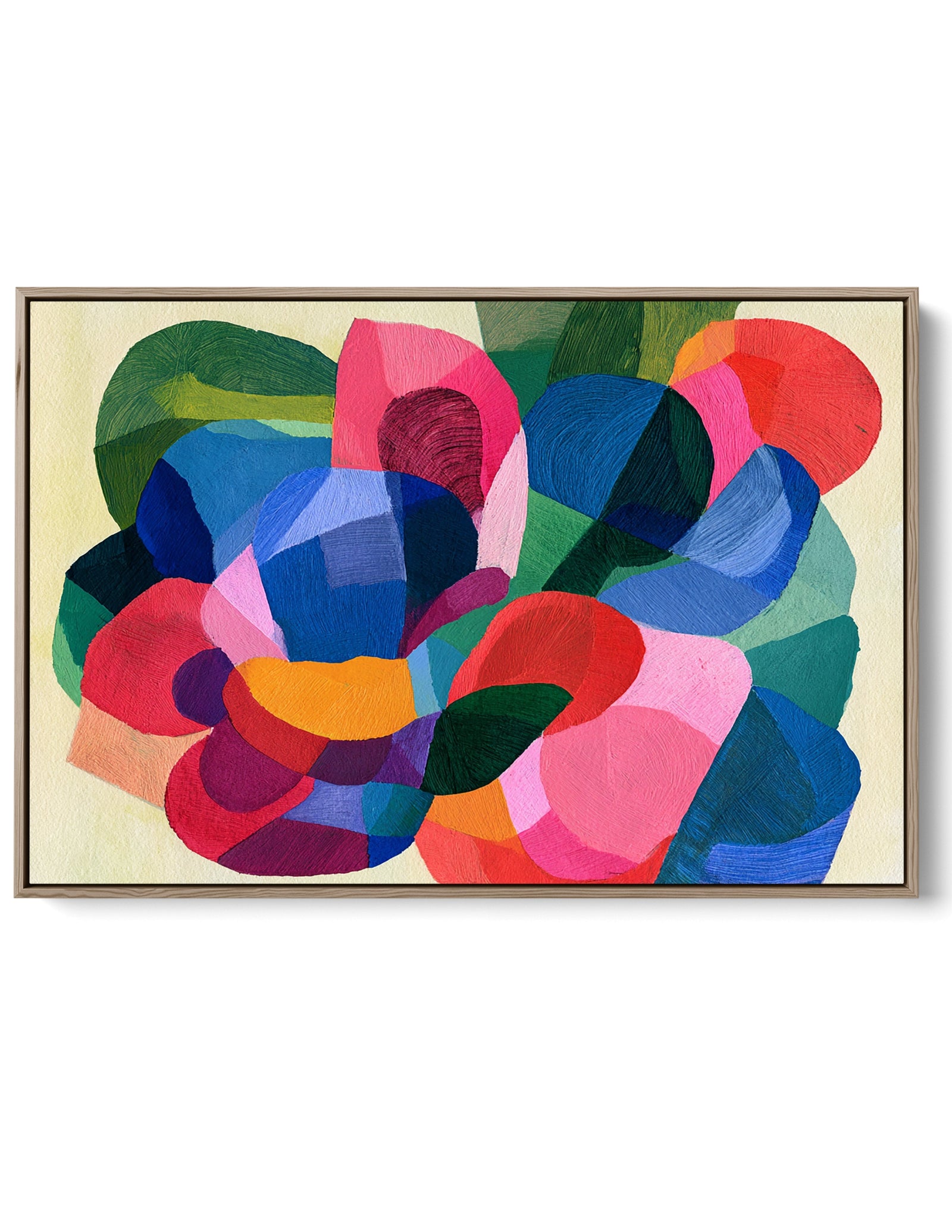xxxx by IHeartStudio - Colourful Geometric Canvas Print