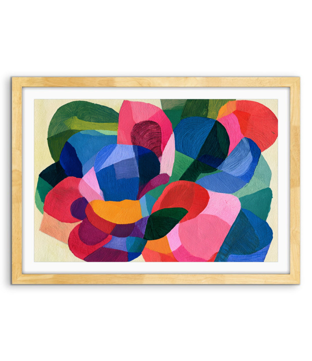 xxxx by IHeartStudio - Colourful Geometric Canvas Print