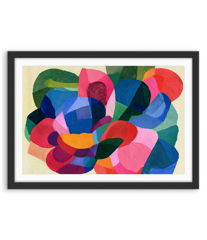 xxxx by IHeartStudio - Colourful Geometric Canvas Print