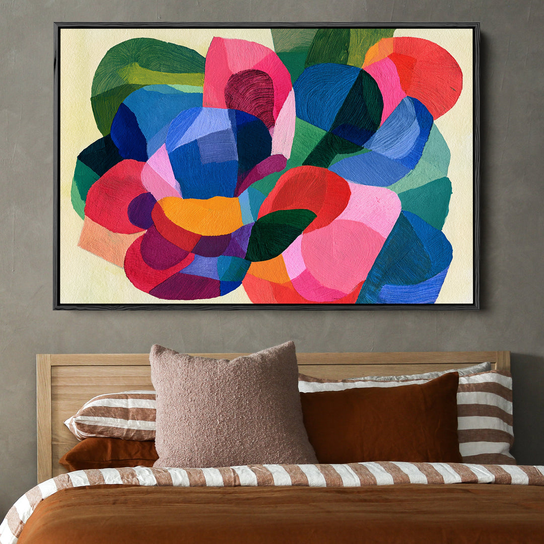 xxxx by IHeartStudio - Colourful Geometric Canvas Print