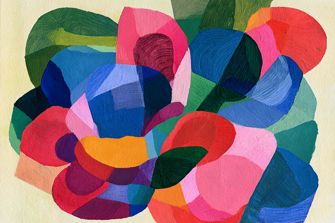 xxxx by IHeartStudio - Colourful Geometric Canvas Print