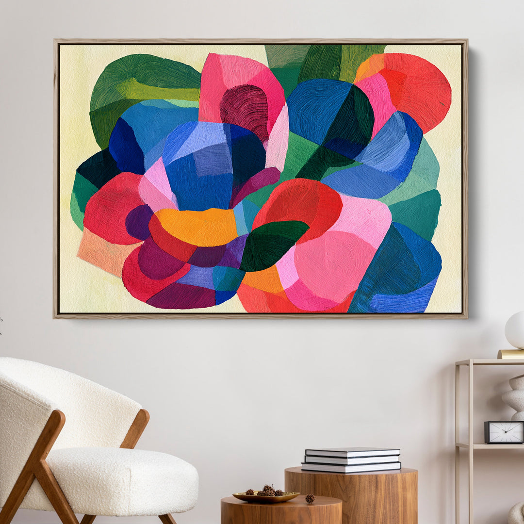 xxxx by IHeartStudio - Colourful Geometric Canvas Print