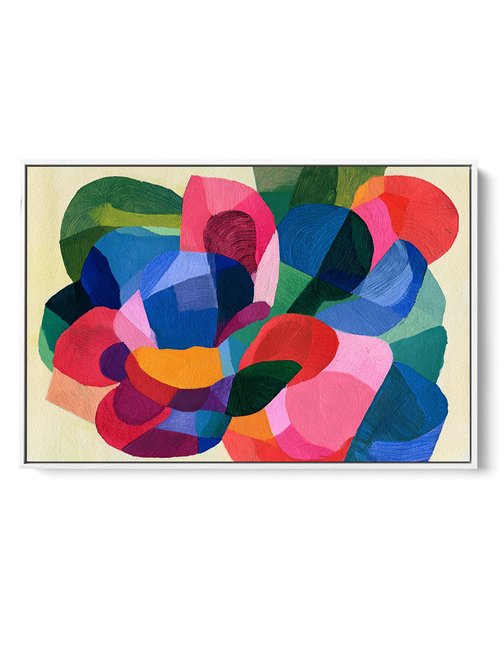 xxxx by IHeartStudio - Colourful Geometric Canvas Print