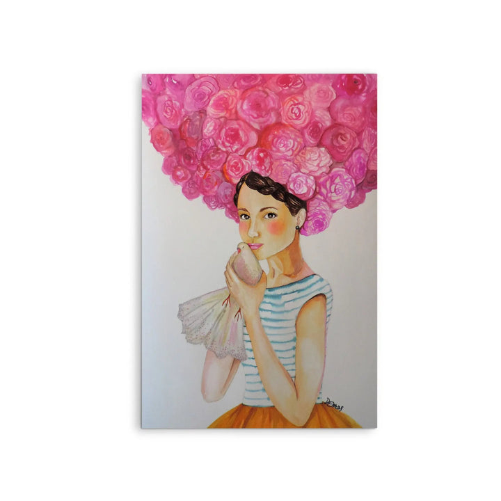 Audrey by Sylvie Demers- Stretched Canvas Print or Framed Fine Art Print - Artwork I Heart Wall Art Australia 