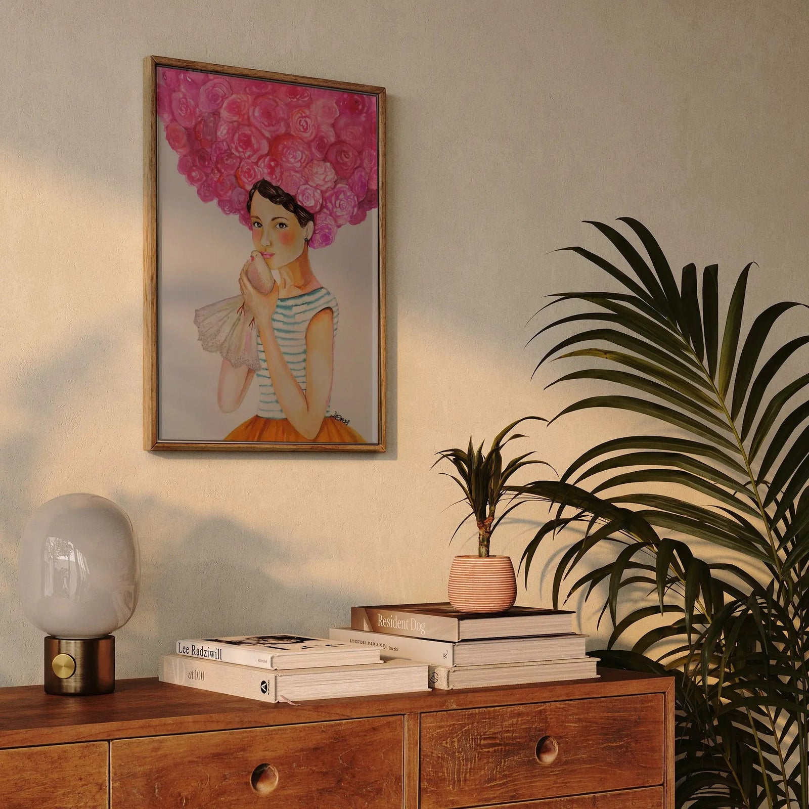 Audrey by Sylvie Demers- Stretched Canvas Print or Framed Fine Art Print - Artwork I Heart Wall Art Australia 