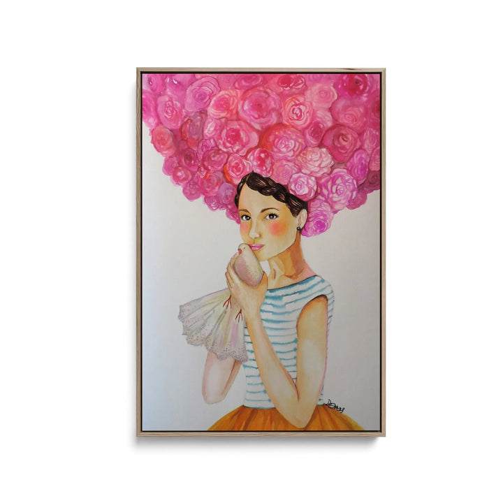 Audrey by Sylvie Demers- Stretched Canvas Print or Framed Fine Art Print - Artwork I Heart Wall Art Australia 