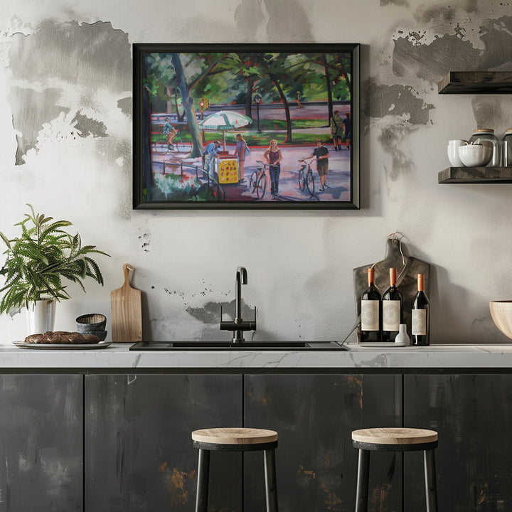 August In Central Park - Stretched Canvas, Poster or Fine Art Print I Heart Wall Art