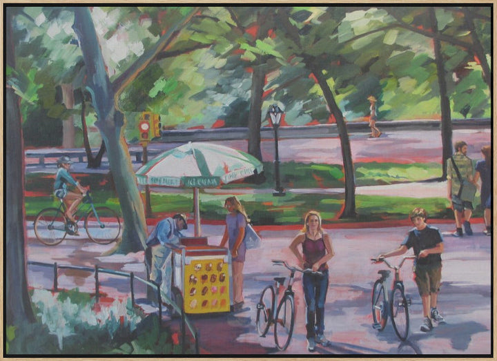 August In Central Park - Stretched Canvas, Poster or Fine Art Print I Heart Wall Art