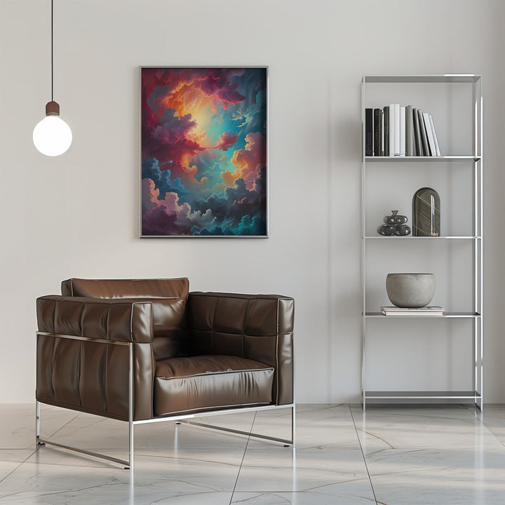 Aurora In the Clouds - Stretched Canvas, Poster or Fine Art Print I Heart Wall Art