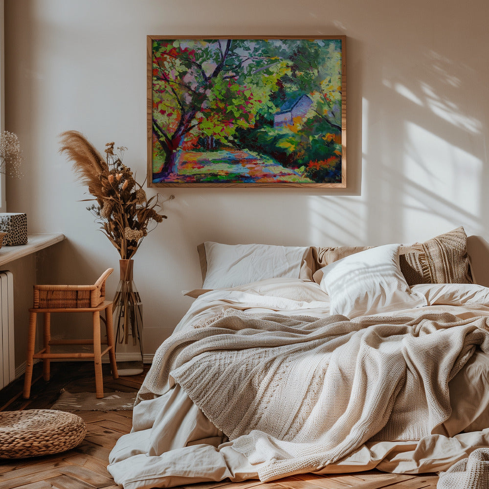 Autumn Comes To Bucks County - Stretched Canvas, Poster or Fine Art Print I Heart Wall Art