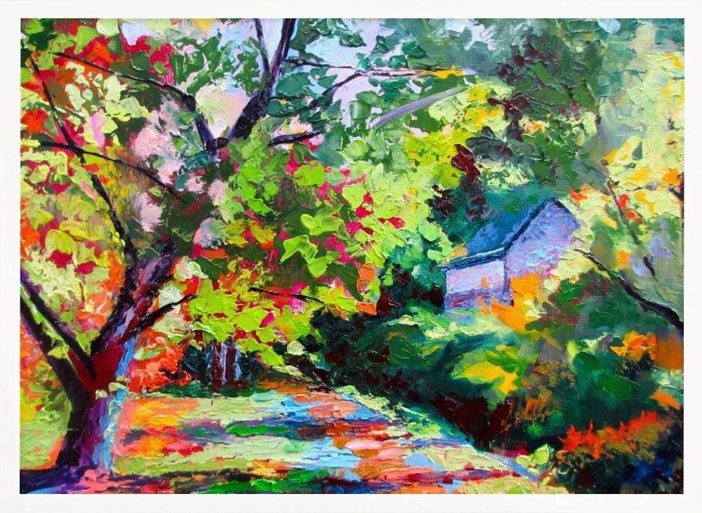 Autumn Comes To Bucks County - Stretched Canvas, Poster or Fine Art Print I Heart Wall Art