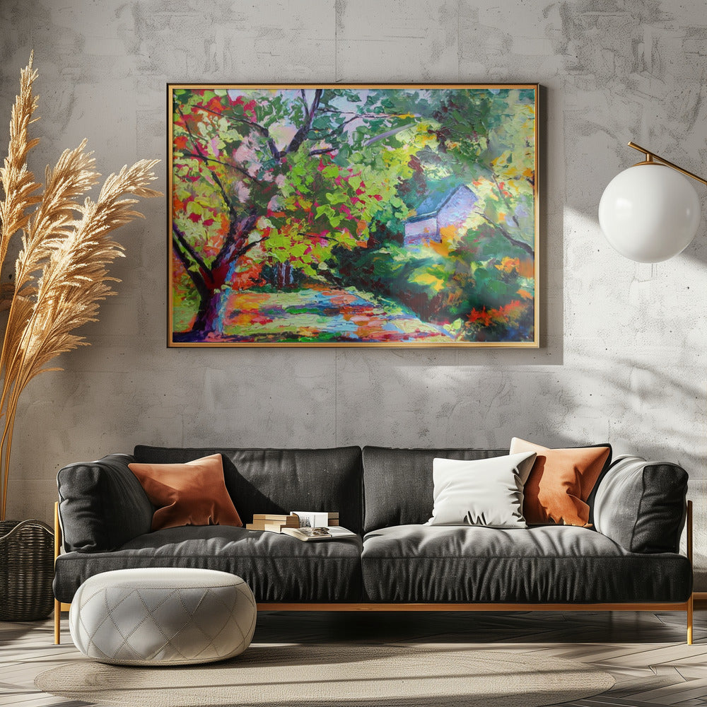 Autumn Comes To Bucks County - Stretched Canvas, Poster or Fine Art Print I Heart Wall Art