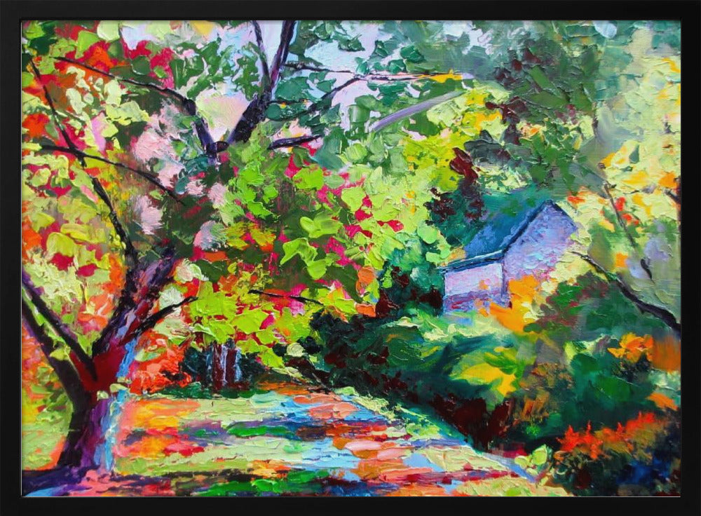 Autumn Comes To Bucks County - Stretched Canvas, Poster or Fine Art Print I Heart Wall Art