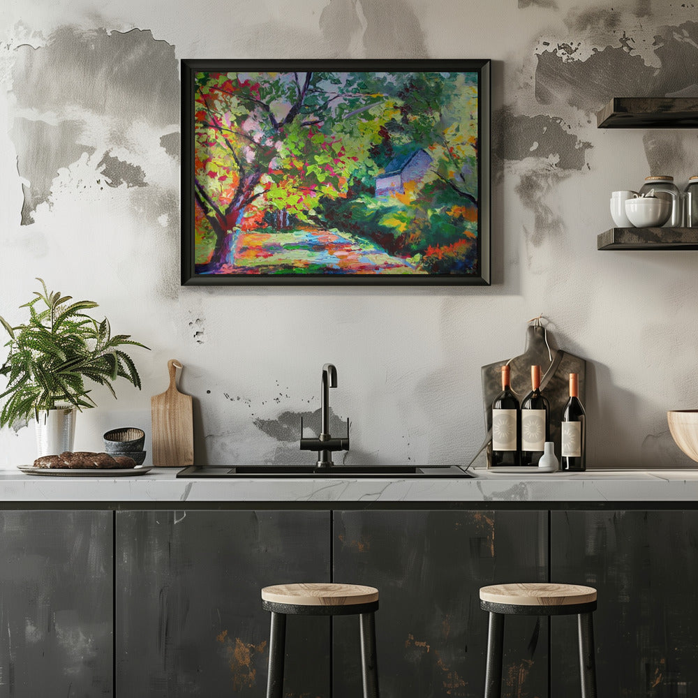 Autumn Comes To Bucks County - Stretched Canvas, Poster or Fine Art Print I Heart Wall Art