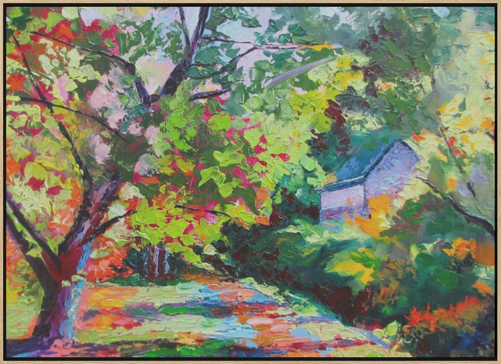 Autumn Comes To Bucks County - Stretched Canvas, Poster or Fine Art Print I Heart Wall Art