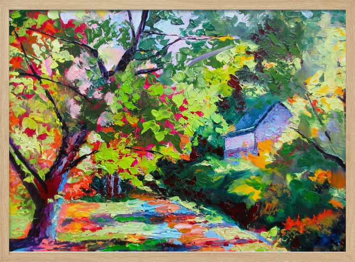 Autumn Comes To Bucks County - Stretched Canvas, Poster or Fine Art Print I Heart Wall Art