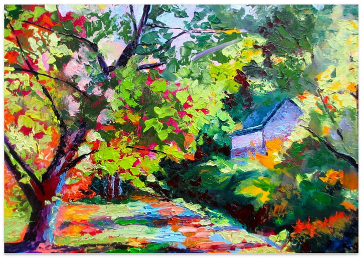 Autumn Comes To Bucks County - Stretched Canvas, Poster or Fine Art Print I Heart Wall Art