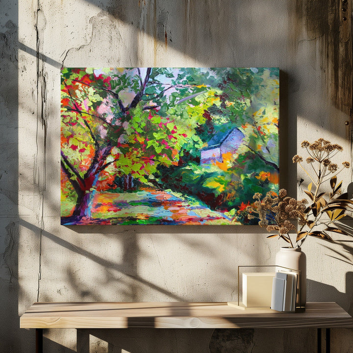Autumn Comes To Bucks County - Stretched Canvas, Poster or Fine Art Print I Heart Wall Art