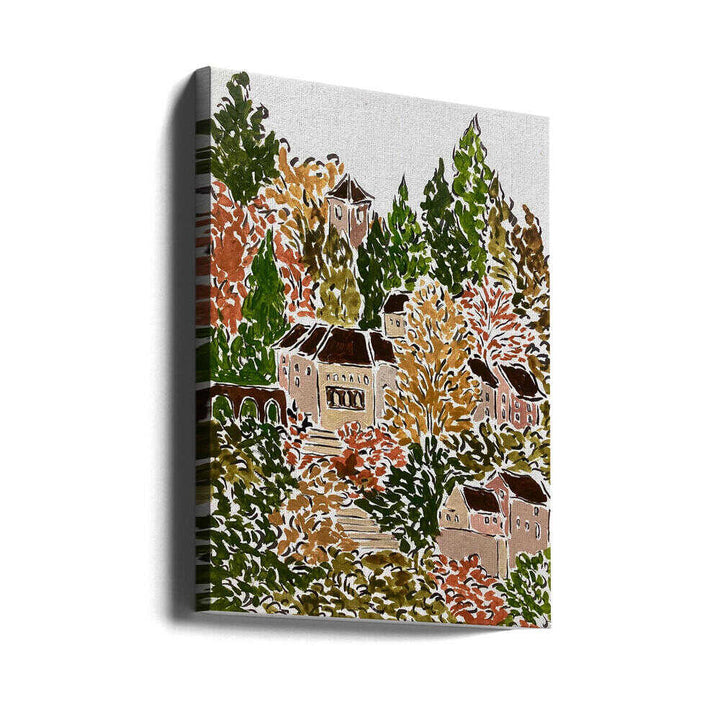 Autumn In Bavaria - Stretched Canvas, Poster or Fine Art Print - I Heart Wall Art - Poster Print, Canvas Print or Framed Art Print