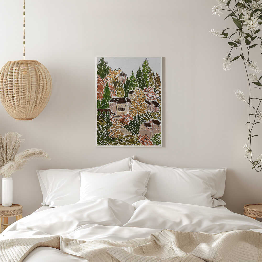 Autumn In Bavaria - Stretched Canvas, Poster or Fine Art Print - I Heart Wall Art - Poster Print, Canvas Print or Framed Art Print
