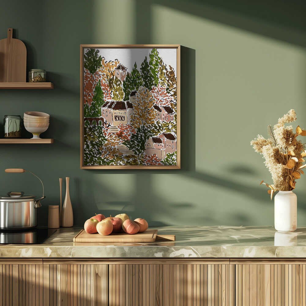 Autumn In Bavaria - Stretched Canvas, Poster or Fine Art Print - I Heart Wall Art - Poster Print, Canvas Print or Framed Art Print