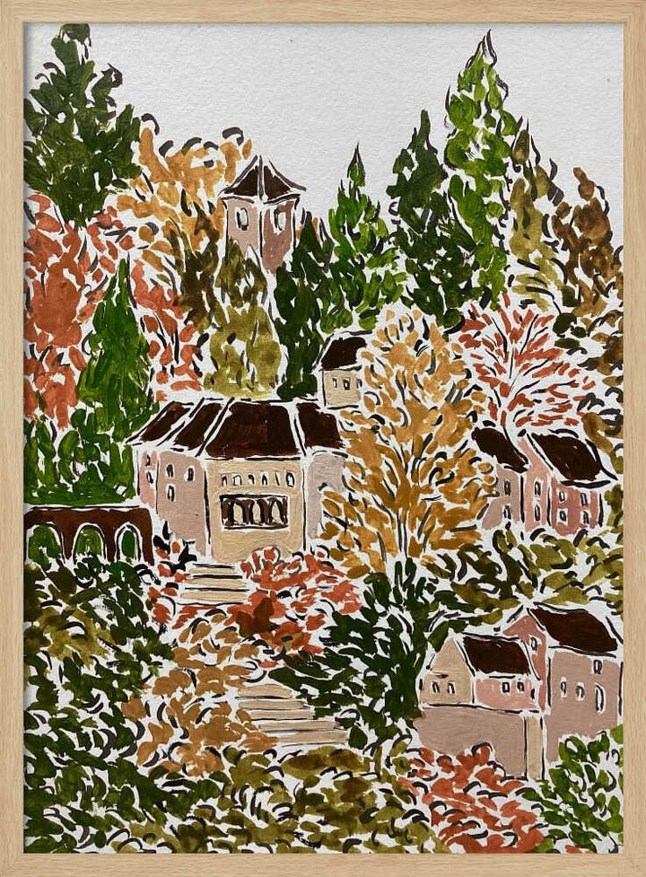 Autumn In Bavaria - Stretched Canvas, Poster or Fine Art Print - I Heart Wall Art - Poster Print, Canvas Print or Framed Art Print