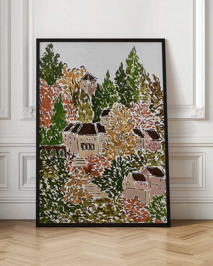 Autumn In Bavaria - Stretched Canvas, Poster or Fine Art Print - I Heart Wall Art - Poster Print, Canvas Print or Framed Art Print