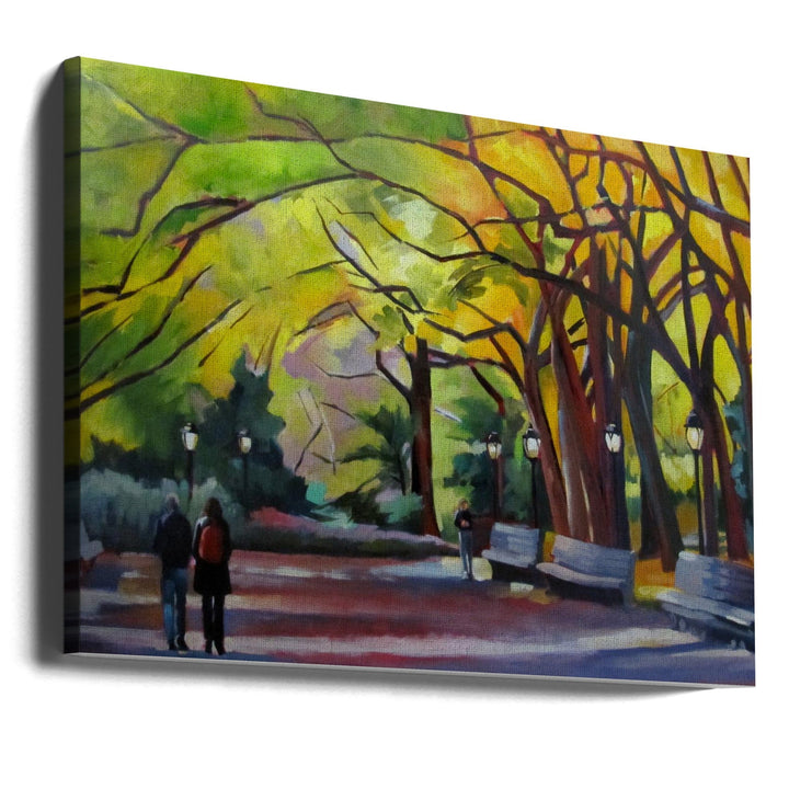 Autumn In Central Park - Stretched Canvas, Poster or Fine Art Print I Heart Wall Art