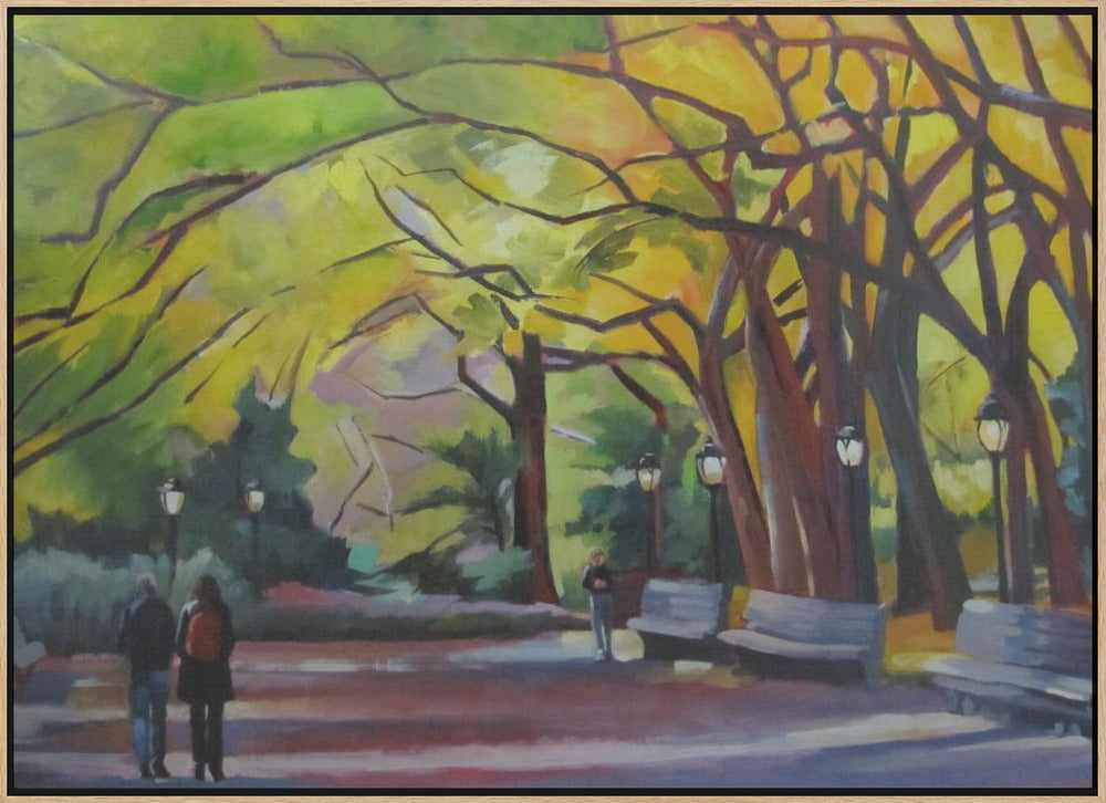 Autumn In Central Park - Stretched Canvas, Poster or Fine Art Print I Heart Wall Art