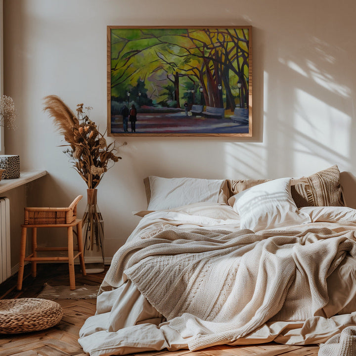 Autumn In Central Park - Stretched Canvas, Poster or Fine Art Print I Heart Wall Art