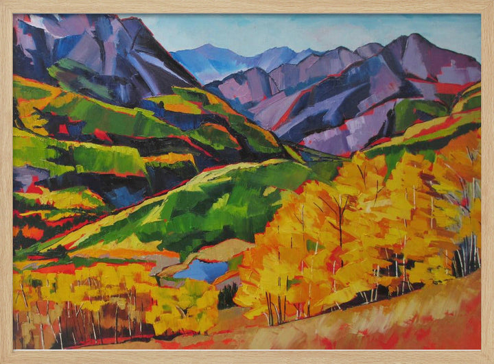 Autumn In the Mountan - Stretched Canvas, Poster or Fine Art Print I Heart Wall Art
