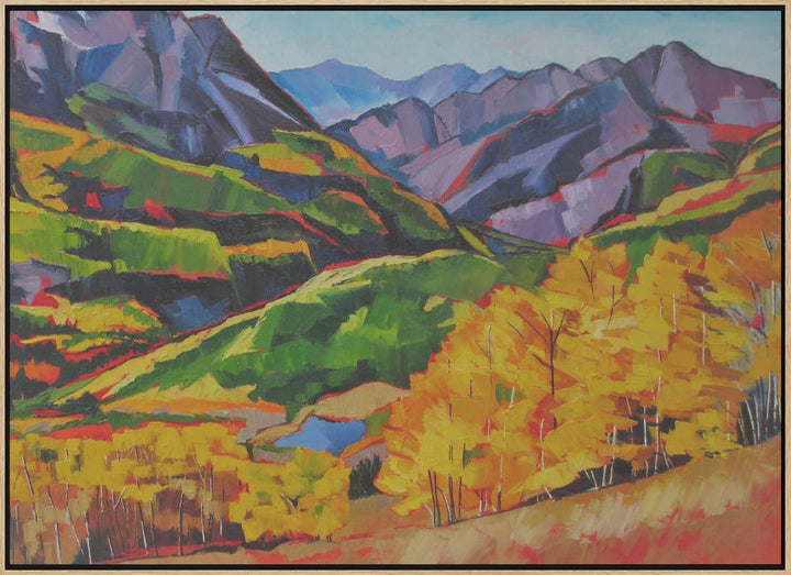 Autumn In the Mountan - Stretched Canvas, Poster or Fine Art Print I Heart Wall Art
