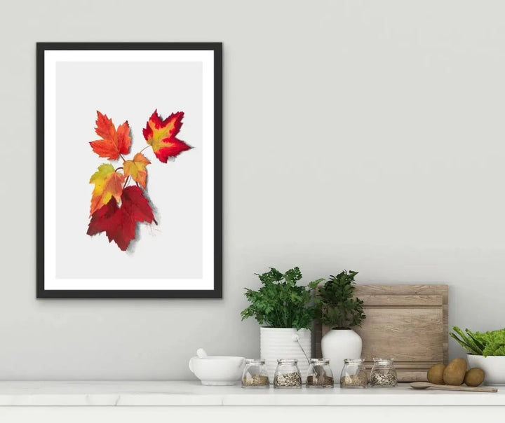Autumn Leaves I (1874) by Mary Vaux Walcott - I Heart Wall Art - Poster Print, Canvas Print or Framed Art Print