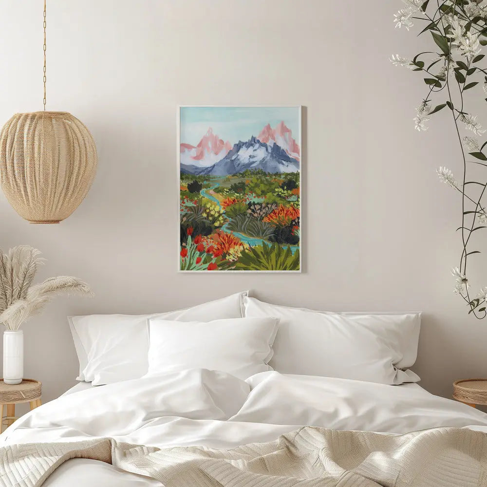 Autumn Mountains - Stretched Canvas, Poster or Fine Art Print I Heart Wall Art