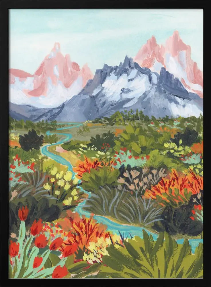 Autumn Mountains - Stretched Canvas, Poster or Fine Art Print I Heart Wall Art