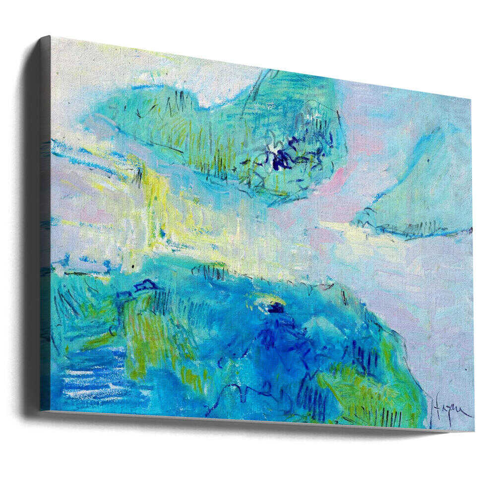 Azure Serenity - Stretched Canvas, Poster or Fine Art Print - I Heart Wall Art - Poster Print, Canvas Print or Framed Art Print