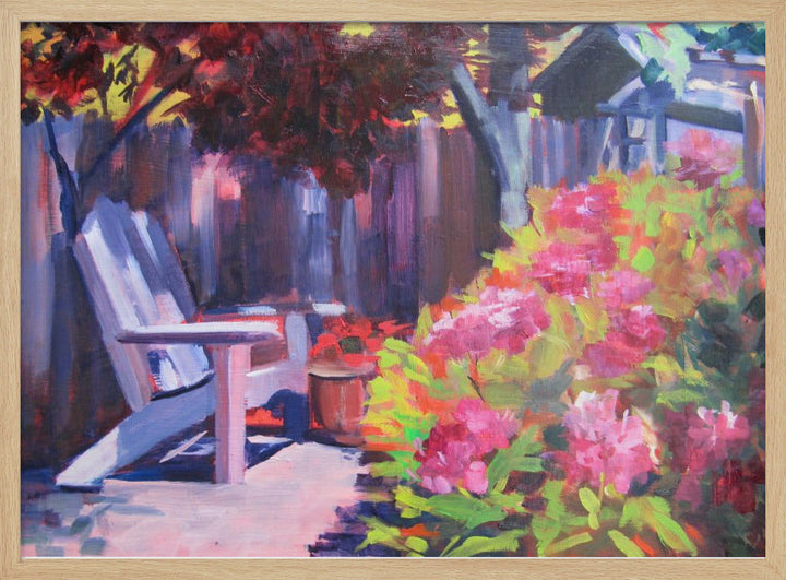 Backyard - Stretched Canvas, Poster or Fine Art Print I Heart Wall Art