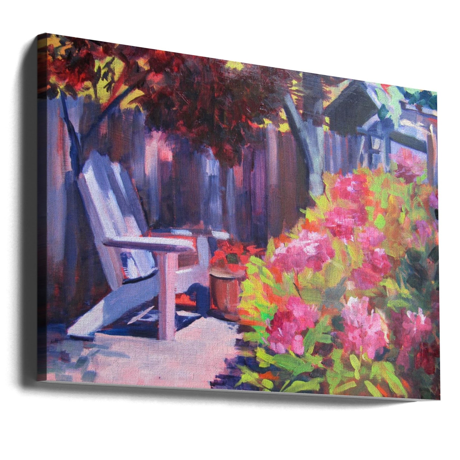 Backyard - Stretched Canvas, Poster or Fine Art Print I Heart Wall Art
