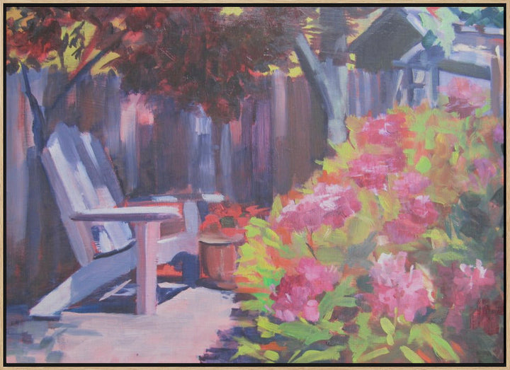 Backyard - Stretched Canvas, Poster or Fine Art Print I Heart Wall Art