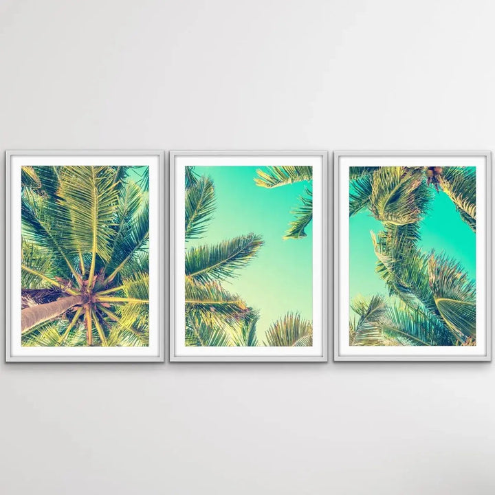 Bahamas - Three Piece Tropical Print Set Triptych - I Heart Wall Art - Poster Print, Canvas Print or Framed Art Print