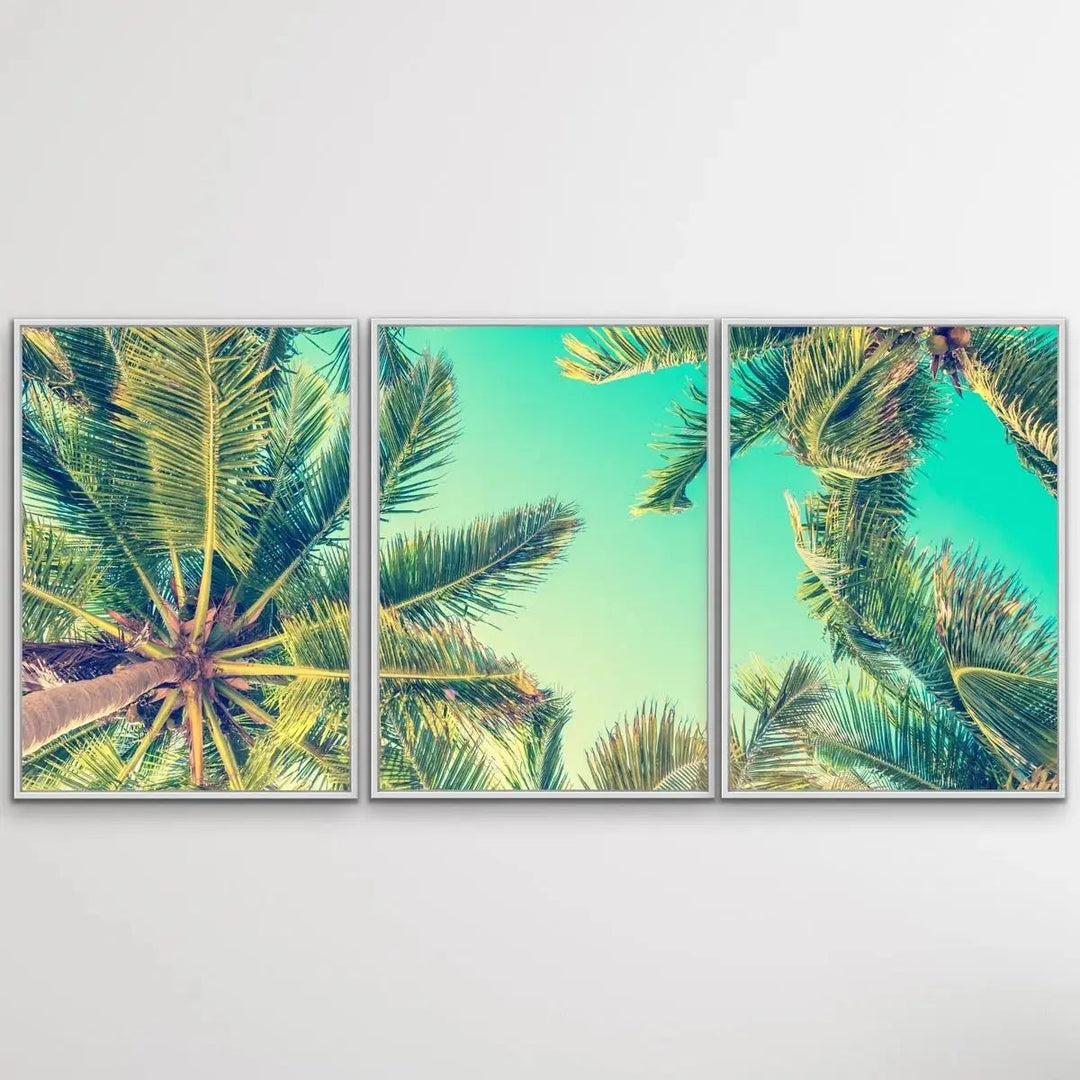 Bahamas - Three Piece Tropical Print Set Triptych - I Heart Wall Art - Poster Print, Canvas Print or Framed Art Print