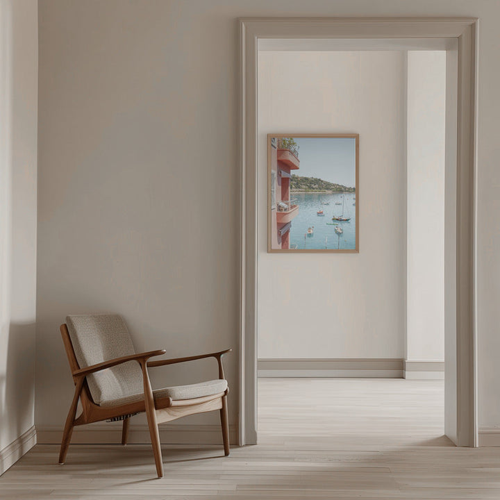 Balcony View - Stretched Canvas, Poster or Fine Art Print I Heart Wall Art