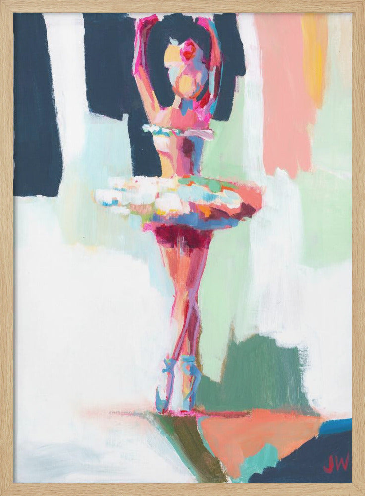 Ballerina - Stretched Canvas, Poster or Fine Art Print I Heart Wall Art